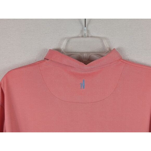 Johnnie-O Mashie Prep-Performance Polo Shirt Pink/Salmon Men's Size 2XL/XXL - Picture 11 of 14